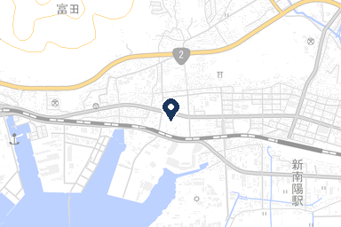 向西会館しんなんよう本館の周辺地図