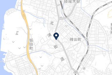 家族葬の飛鳥会館 綾羅木斎場の周辺地図