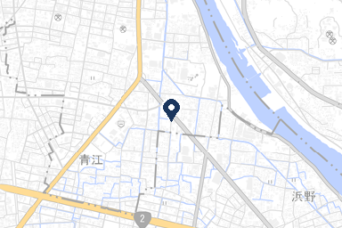 十日市ホールの周辺地図