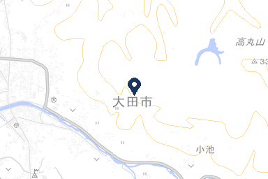 虹のホールおおだの周辺地図