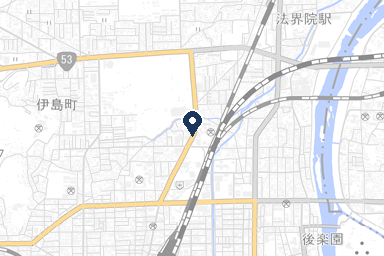 岡山駅北シティホールの周辺地図