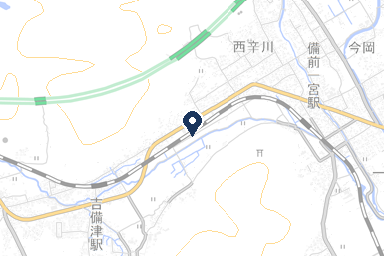 きびつホールの周辺地図
