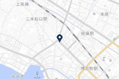 光風ファミリアホールの周辺地図