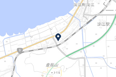 光風淀江ホールの周辺地図