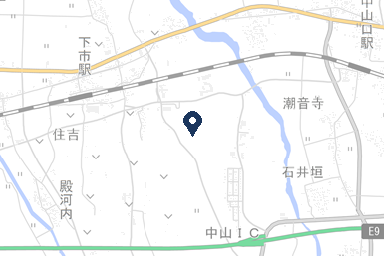 ラシュールなかやまの周辺地図