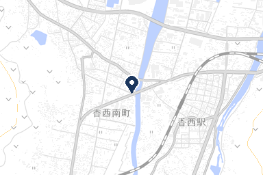 カナクラ 香西の周辺地図