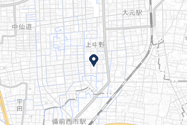 家族葬のファミーユ岡山下中野の周辺地図