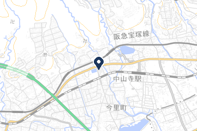宝塚平安祭典会館の周辺地図