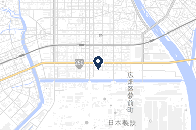 広畑大和会館の周辺地図