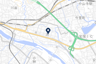 シティホール宝塚の周辺地図