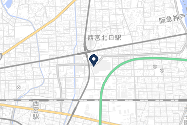 家族葬専用式場はないろ西宮北口店の周辺地図