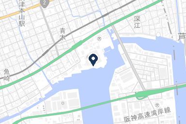 ユアホール東灘の周辺地図