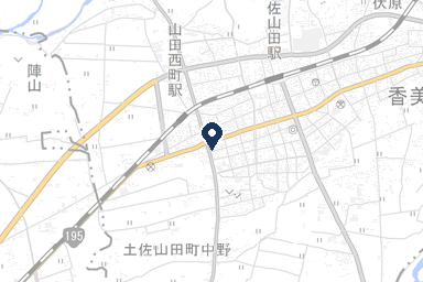 ベルモニー会館 土佐山田の周辺地図