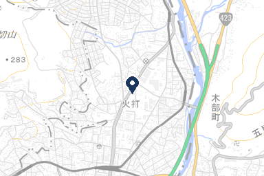クレリ川西ホールの周辺地図