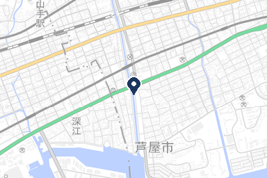 クレリ芦屋ホールの周辺地図