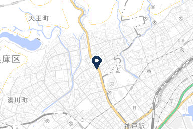 クレリ神戸山手ホールの周辺地図