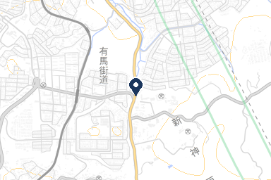 クレリ神戸北ホールの周辺地図