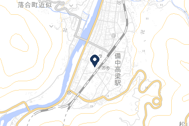 やすらぎホール高梁の周辺地図