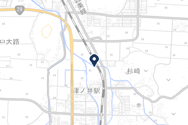 まごころ庵の周辺地図