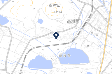 たかせ会館の周辺地図