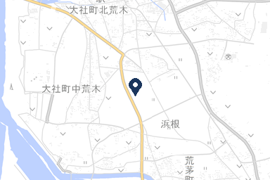 まごころホール大社の周辺地図