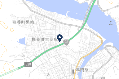 鳴門家族葬ホールの周辺地図