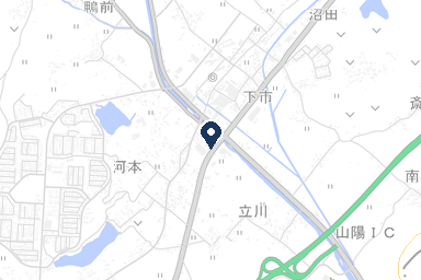 やすらぎホール山陽の周辺地図