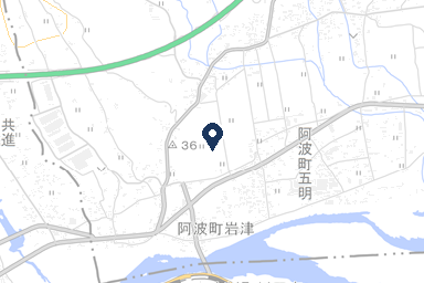 JA天生西会館の周辺地図