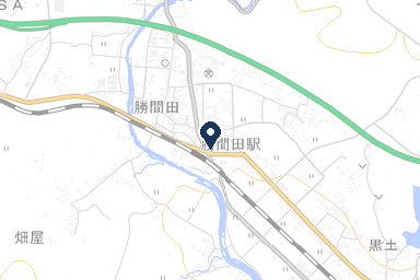 やすらぎホール勝央の周辺地図