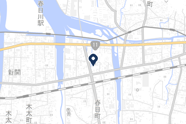 ベルモニー会館家族葬 春日の周辺地図