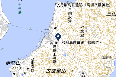 上島町老人福祉センターの周辺地図