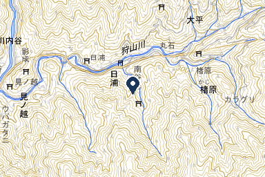 狩山地区多目的集会施設の周辺地図