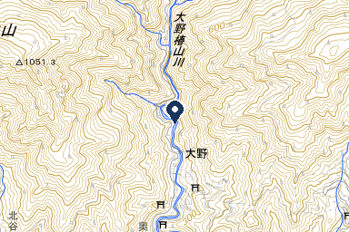 大野地区コミュニティセンターの周辺地図