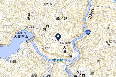 大渡コミュニティセンターの周辺地図