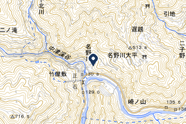 名野川地域集会所の周辺地図