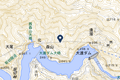 森山地域集会所の周辺地図