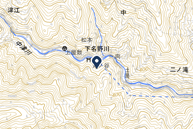 下名野川地域集会所の周辺地図